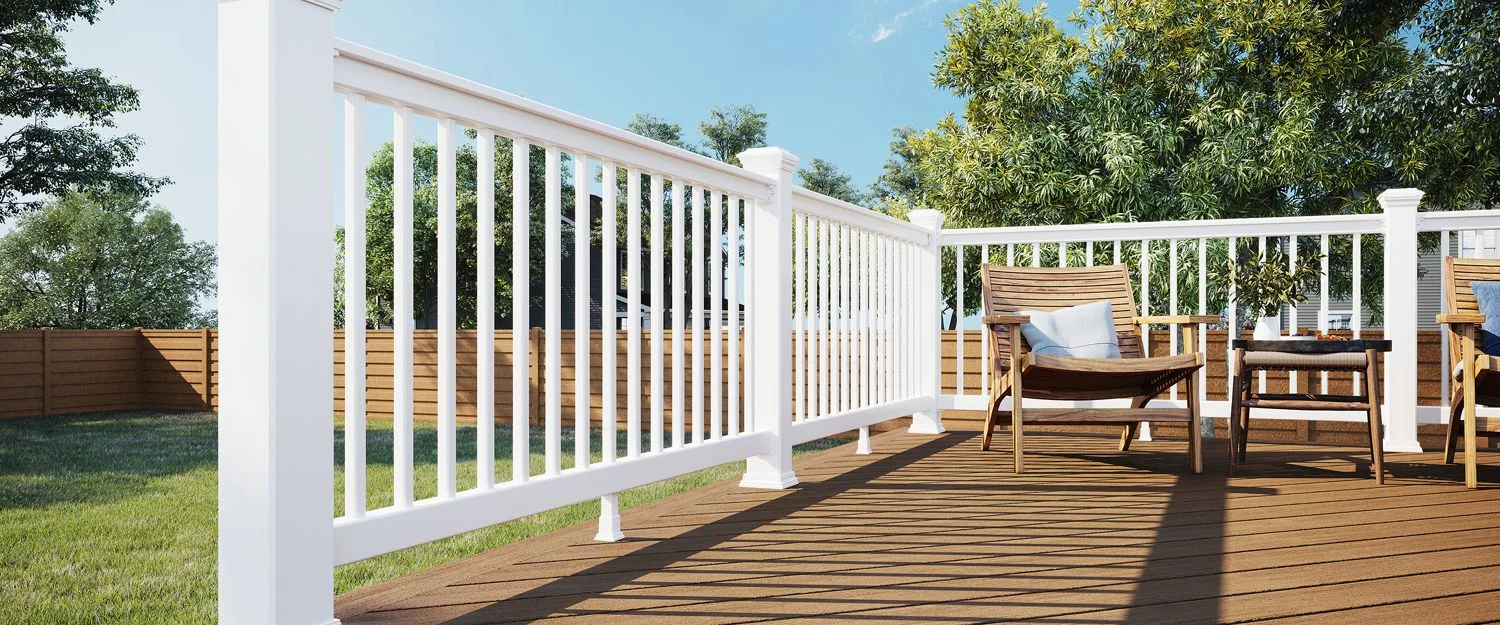 T-Rail square composite balusters