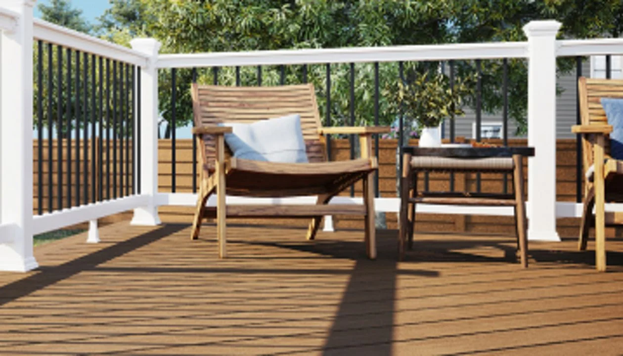 T-Rail round aluminum balusters