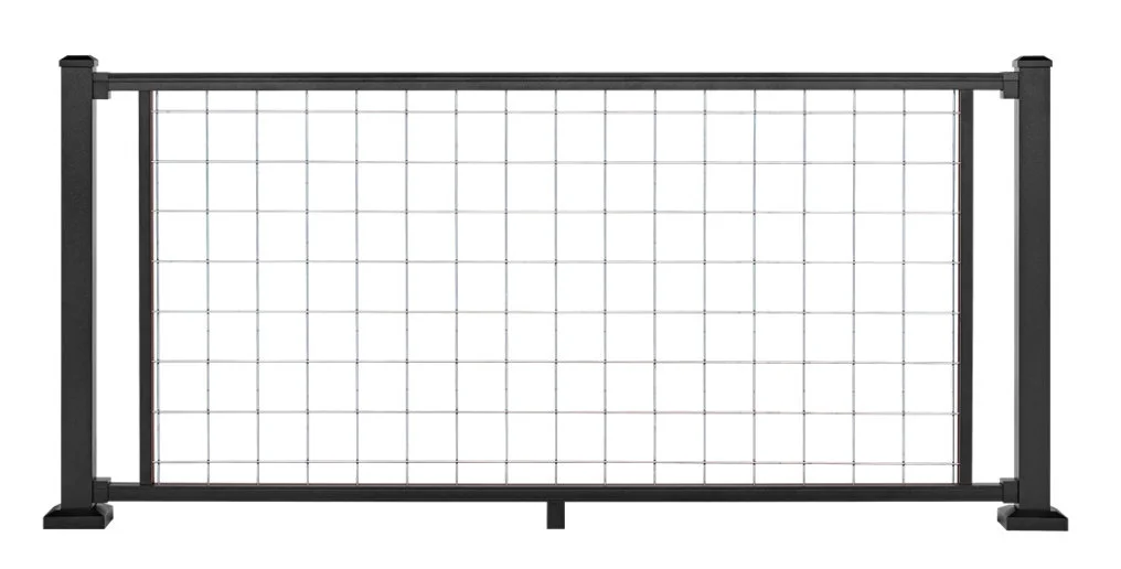 Mesh panel diagram — Charcoal Black